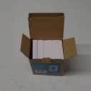 Modern Framed Single Decorator Wall Plate, 1-Gang Decorative Switch or Outlet Cover, 20 Pack White Wallplate, Impact Resistant Polycarbonate, Standard Size 3.15X 4.87