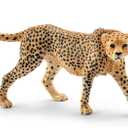 Schleich Wild Life, Animal Figurine, Animal Toys for Boys and Girls 3-8 years old, Female Cheetah, Ages 3+