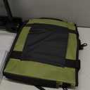 Large Rolling Cleaning Caddy Bag with Detachable Trolley,Cleaning Cart on Wheels with Shoulder Strap,Cleaning Supplies Organizer for Housekeepers,Green