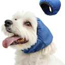 Dog Ear Covers for Bath Swimming, Waterproof Ear Wrap for Dogs, Pet Ear Muffs for Grooming Noise Protection, Elastic Calming Ear Caps (S)