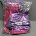 Toulite 8 Pcs Halloween Kid 80s Costume Accessories Set Neon Leg Warmers Socks Fanny Tutu Skirts (Rose Red and Purple)