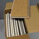 Dynta Pocket Notebooks Mini Notepads 3x5 Bulk, 60 Packs Lined Memo Pads, Small Spiral Notebooks Kraft Cover for Home, School, Office, Men, Women, Kids (60 Sheets/120 Pages)