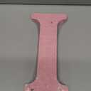 AOCEAN 8 Inch Pink Wood Letters Unfinished Wood Letters for Wall Decor Decorative Standing Letters Slices Sign Board Decoration for Craft Home Party Projects (I)