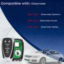 Key Fob Remote Replacement Fits for Chevy Camaro Cruze Malibu 2016 2017 2018 2019 2020 2021 Keyless Entry Remote HYQ4EA 13529662
