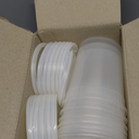 Supreme Deli Plastic Storage Containers with Lids 8oz, 16oz, 32oz [8 sets of each - 24 combo pack] Reusable Food Containers - Microwavable & Freezer friendly - Dishwasher safe - Secure fitting Covers