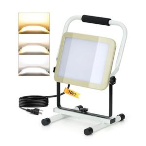 UNIONLUX Upgraded LED Work Light 300% Brightness, 100W 14000LM Warm/Nature/Daytime 3 Colors 210° Wide Angle, 500W Equivalent LED Work Light for Garage, Workshop, Construction Site