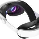 KIWI design K4 Boost Battery Head Strap for Meta Oculus Quest 3/3S, Adjustable VR Headband Accessories with Dual Charge, Extend Playtime & Reduce Facial Stress