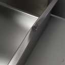 Stainless Steel Litter Box 1 Pack, 23.6x15.7"x6" Deep Stainless Steel Cat Litter Box Extra Large, XL Metal Litterbox for Big Cats with High Sides, Non Stick Surface, Easy to Clean