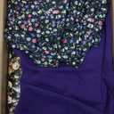 Old Lady Costume for Kids 100 Days of School Costume for Girls 100th Day of School Granny Old Lady Dress Up Accessory (5-7X, Purple)