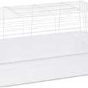 Prevue Pet Products Carina Animal Tubby - Small Animal Cage for Guinea Pigs, Dwarf Rabbits, Indoor and Outdoor Use, Lightweight, Travel Friendly Enclosure - Small, White