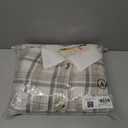 Dokotoo Winter Coats for Women Button Down Plaid Flannel Shirts Warm Sherpa Fleece Jacket, Size S