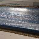 Mahjong Racks with Pushers 4PCS Set Majiang Tile Holder Acrylic Mahjong Racks Accessories and Gifts (Glitter Blue)