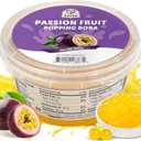 Pack Of 2 52USA Passion Fruit Popping Boba (500g), Popping Pearls for Bubble Tea, Beverages, Sweets, Ice Cream, Shakes, Desserts & Smoothies Topping, 1.1 Pound