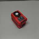 220W Azocek Power Inverter Compatible with Milwaukee 18V Battery, DC 18V to AC 110V Portable Power Station with 1 AC Outlet, 2 USB Ports & 1 Type-C Fast Charging, 400LM LED Work Light (Red)