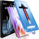 MAGIC JOHN 2 Pack for Samsung Galaxy S25 fe 6.7 inch Tempered Glass Screen Protector, Auto Dust-Elimination, Bubble Free, HD Clear, Easy Installation