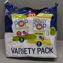 SkinnyPop Variety Pack Original and White Cheddar Popcorn, Gluten Free, Vegan Popcorn, Non-GMO, Healthy Popcorn Snacks, Skinny Pop, 0.5oz Individually Sized Bag, Best By Date: 6'12'25 (20 Count)
