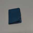 Small Wallet Women RFID Blocking Soft Leather Bifold Compact Card Holder Wallet for Women with Zipper Coin Pocket 4 ID Window (Peacock Blue)