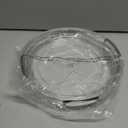 LAMU 2 Pack Lazy Susan Organizer 9.25 inch Lazy Susan Turntable for Cabinet, Rotating Spice Organization for Cabinet, Kitchen, Table Top, Countertop, Pantry Fridge Organizers and Storage, Clear