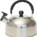 3.2-Quart Whistling Tea Kettle for All Stovetops - Food-Grade Stainless Steel Water Kettle with Cool-Touch Ergonomic Handle, Loud Whistle, and One-Touch Pouring(Silver)