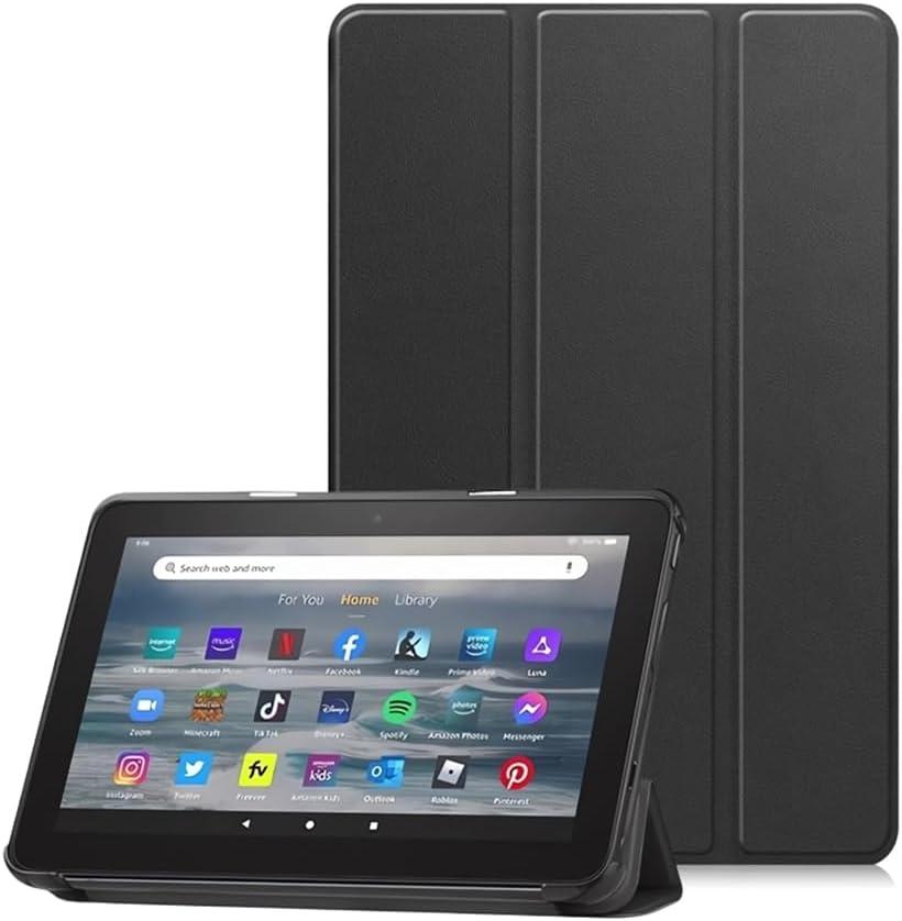 Case for Amazon Fire 7 (7th/9th Generation, /2017/2019 Release) 7" Premium PU Leather Protective Case Amazon Fire 7 Cover (black)