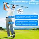 Golf Swing Trainer Golf Training Aid for Strength & Swing Speed, Golf Warm-up Stick for Tempo & Flexibility Training, Golf Training Club
