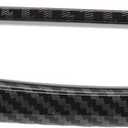 Qiilu Door Handle Cover Carbon Fiber Abs 4Pcs Car Anti Freezing Replacement for Y