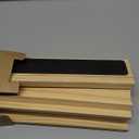 Wooden Mahjong Racks with Pushers, 17.4 inch Set of 4 Mahjong Rack Wood for American Mahjong, Mahjong All-in-One Tile Rack & Pusher, Mahjong Rack and Pusher Combo