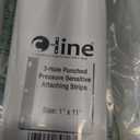 C-Line Self-Adhesive Attaching Strips, 3-Hole Punched, 1 x 11, Clear, 200/Box