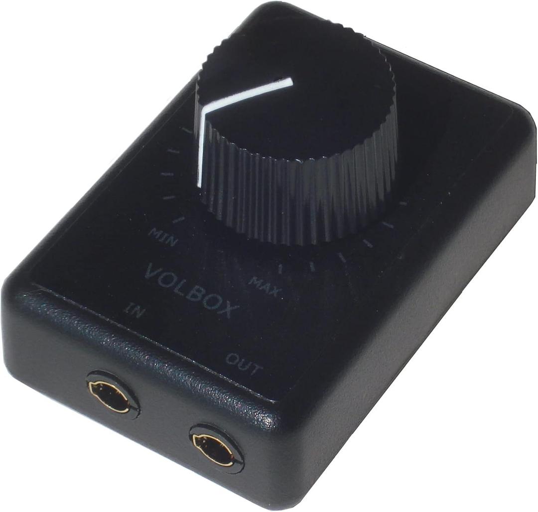 Volbox inline audio volume control attenuator 3.5mm 1/8" aux
