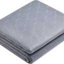 unipaws Waterproof Dog Training Pads for Dog Crate, Playpen, Non-Slip and Washable Pee Mats for Dogs, Floor Protector for Travel, Whelping, Housebreaking and Incontinence, Extra Large 61" x 48"