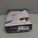 Full Size Waterproof Mattress Protector Quilted, Breathable Ultra-Soft Filling Mattress Pad, Fitted Deep Pocket Mattress Cover Fits 6''-19'' Mattress White