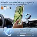 Compatible for iPhone 17 Pro Case 6.3" 2025 [Compatible with Magsafe] [with 360 Rotatable Magnetic Ring Stand] Heavy Duty Military-Grade Clear Cover