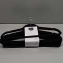 Amazon Basics Slim, Velvet, Non-Slip Suit Clothes Hangers, Pack of 50, Black