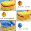 PERFCASE Storage Case for Little Tikes Books Starter Set, Portable Protective Container Case for Storytime, Books, Audio Play Characters (YELLOW)