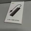 Acer USB Hub 4 Ports, Multiple USB 3.0 Hub, USBA Splitter for Laptop with Type C Power Port, Extender for A Port Laptop, PC, Desktop and More (2ft)