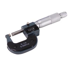 HFS(R) 1" Mechanical Digital Outside Micrometer Digit Counter Carbide Tips 0.0001"