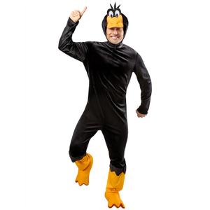Rubies Unisex Adult Unisex Adult Looney Tunes Daffy Duck Costume Jumpsuit and Headpiece (Large, As Shown)
