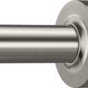 One-Piece Silver Tension Rod 41-73 inch Shower Curtain Rods