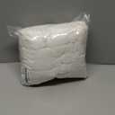 BEDELITE Fluffy Faux Fur Body Pillow Cover with Zipper, Luxury Plush 3D Striped Pillow Cover 20x54 Inches, Super Soft and Cozy Long Body Pillow Pillowcase for Bed Sofa Couch Room Decor(Cream White)