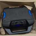 ION Tailgater Boom - Outdoor Portable Bluetooth Speaker with Mic in, FM Radio, USB Port, Battery, IPX5 Water-Resistant, Wireless Stereo-Link, App, 60W