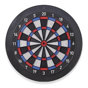 Electronic Dartboard, Bluetooth Compatible with Online Play, for Soft Tip Darts, 15.5 Inch Diameter Regulation Size Dartboard for Indoor Play, Black