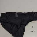 SWIMLANCE Women Low Rise Bikini Bottoms Full Coverage Ruched Swimsuits Swimwear Bathing Suit Bottom (Black, XS)