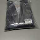 DAVID.ANN Men's Slim Fit Casual One Button Blazer Jacket (Black, M)