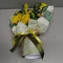 Yastouay Preserved Sunflower Bouquet, Forever Flowers for Delivery, Birthday Gifts for Women, Long-Lasting Fresh Sunflower Bouquet with Vase Gift Box, Forever Flowers for Wife Mothers Day