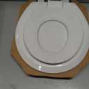 Mayfair NextStep2 Toilet Seat with Built-In Potty Training Seat, Slow-Close, Removable that will Never Loosen, Round, White
