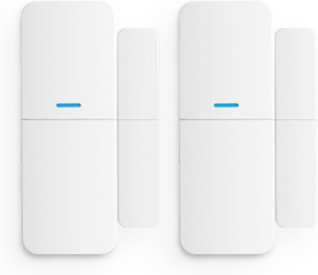 Door and Window Sensor 2 Pack - Window & Door Protection, Sends Alerts, Triggers Siren, Indoor Use Only - Hub Required