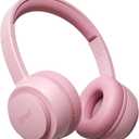 gorsun Kids Bluetooth Headphones, Bluetooth 5.3, Toddler Headphones 85 dBA Safe Volume, 45H Play Time, with Microphone, Kids Wireless Headset for iPad/Tablet/Travel/School, ldeal Gift (Pink)