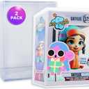 2-Pack Clear Hard Plastic Funko Pop Protector Display Cases for 4" Figures, Stackable Display Cases, Made in USA by Gary Plastic Packaging