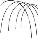 Greenhouse Hoops Grow Tunnel, 5 Sets of 7FT Garden Hoops for Raised Beds, Rust-Proof Fiberglass Frame for Garden Netting, Greenhouse Kit, Plant Shade Cloth, Plant Row Cover, 25 pcs