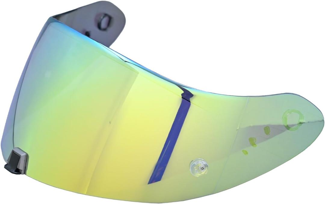 Compatible With EX0 T520 Motorcycle Helmet Visor R1 Air Face Helmet Shield Replacement ST1400 Tinted Visor (Gold)